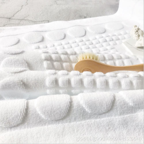 China hotel luxury floor towel water-absorbent bathroom bath mat Supplier
